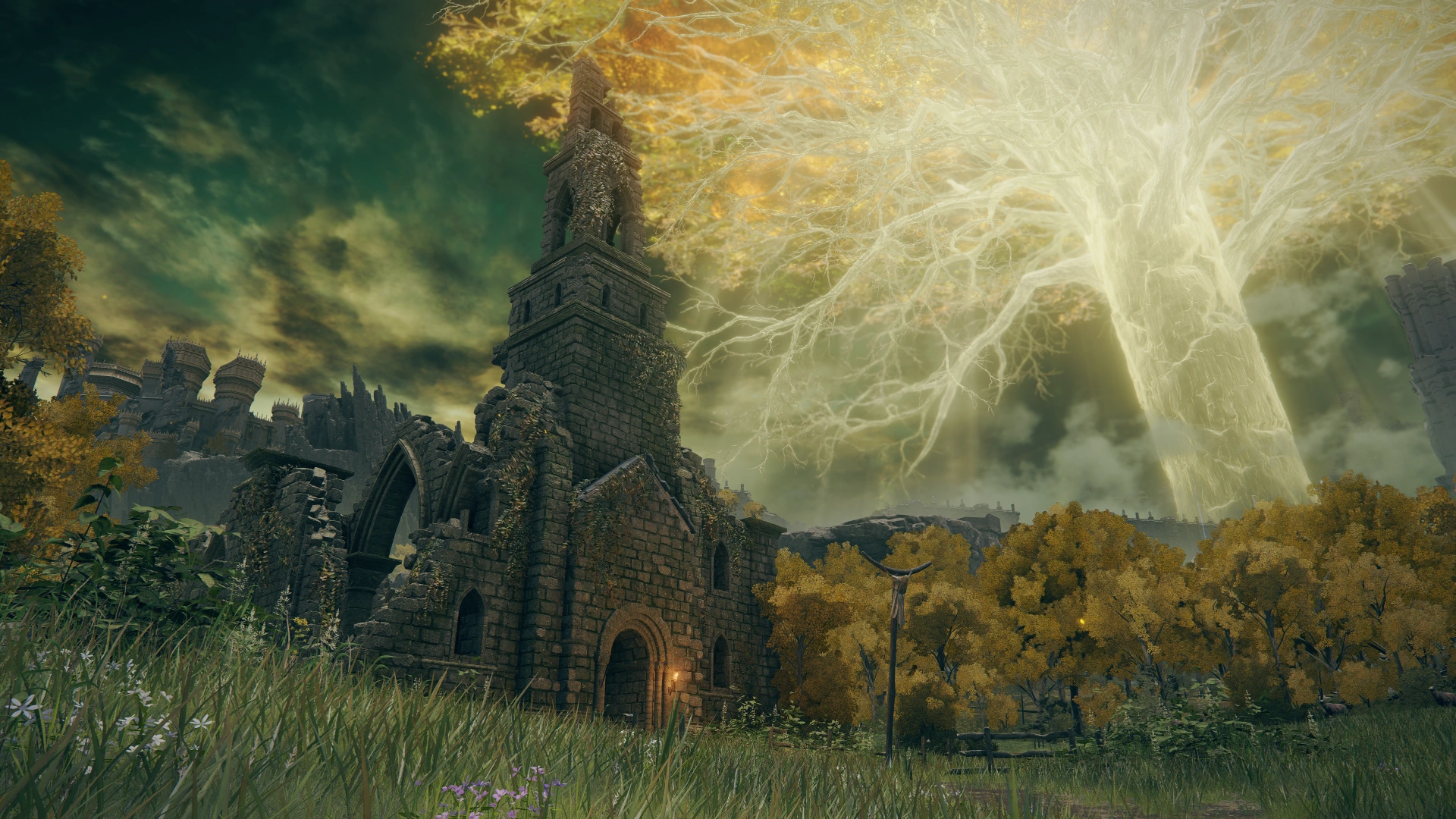 The Church of Elleh in Limgrave, an early landmark